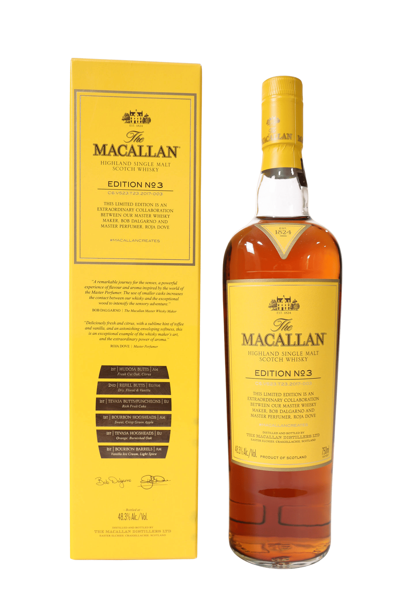 ウイスキー MACALLAN single malt scotch whiskey Macallan Edition No.3 Single Malt Scotch Whisky 750ml | Whiskey Source